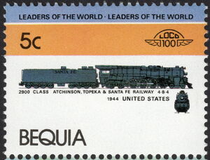 2900 Cl. Atchinson, Topeka & Santa Fe Railw. 4-8-4 1944 USA