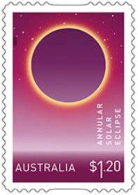Stamp: Annular Solar Eclipse (Australia(Solar Eclipses (2023)) Sn:AU