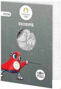 10 Euro (Mascot 5/18- Fencing)