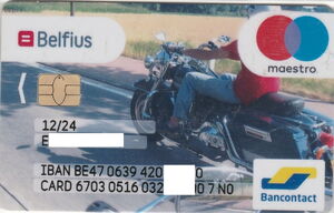 Tarjeta de Banco: Belfius (Crédit Communal/Gemeentekrediet - DEXIA ...