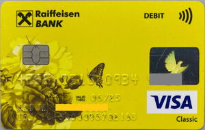 Raiffeisen Bank Visa Debit Yellow
