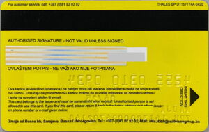 Raiffeisen Bank Visa Debit Yellow