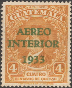 Granados - overprinted in green 1933