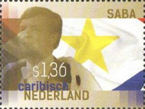 King Willem-Alexander and Flag