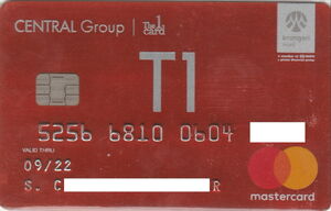Bank Card: Central Group (General Card Services Ltd., ThailandCol:TH-MC ...