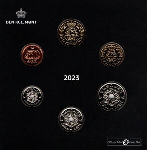 Various Kroner (Mint set 2023 6th portrait)
