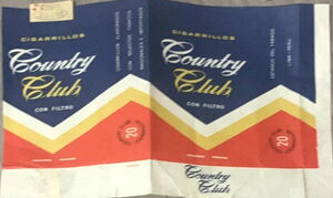 cigarette packet collectors club Cigarette Pack: Country Club (PeruCol:PE-CT-0090 🚬