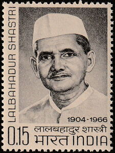 Mourning of Lal Bahadur Shastri (1904-1966)