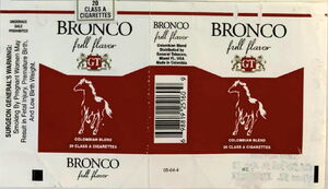 bronco cigarettes Cigarette Pack: Bronco (United States of AmericaCol:US-CT-0760 🚬