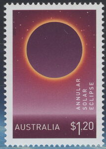 Stamp: Annular Solar Eclipse (Australia(Solar Eclipses (2023)) Sn:AU