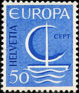 Stylised Ship & Inscription 'CEPT'