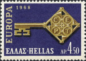 EUROPA/CEPT Engraving on a Key