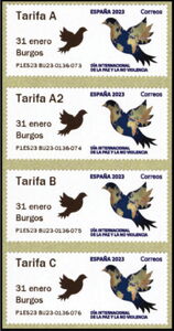 International Day of Peace with overprint