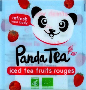 Tea Bag: iced tea fruits rouges, refresh your body, mat foil (Panda tea ...