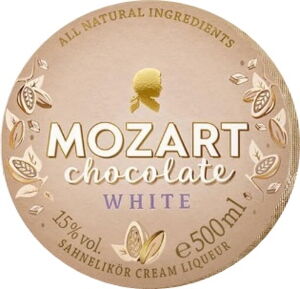 Drink Label: Mozart Chocolate White (Mozart Distillerie GMBH ...