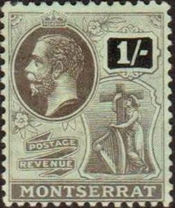 King George V (1865-1936) and Colony Symbol