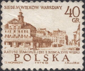 Old Town Hall, 18th Cent. - Perf 11¾ x 11½