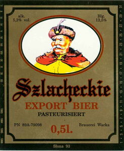 Drink Label Szlacheckie (Browar Warka, PolandColPLBEER012158