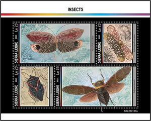 Stamp: Insects (Sierra Leone(Insects (2023)) Col:SL 2023.01.16-101