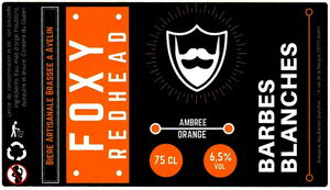 Drink Label: Foxy Redhead (Brasserie des Barbes Blanches, FranceCol:FR
