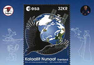 Stamp Launch of Huginn Mission to International Space Station