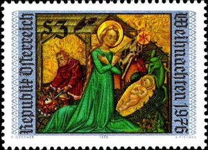 "Birth of Christ", altar in St. Lambrecht Abbey