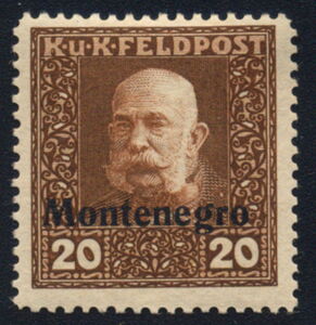 Overprint Montenegro