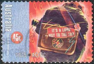 Stamp: AC/DC, 1975 (Australia(Rock and Roll) Mi:AU 1742,Sn:AU 1673,Yt ...