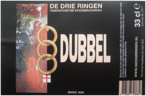 Drink Label: Drie Ringen Dubbel (Brouwerij De Drie Ringen ...