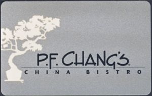 Gift Card: White Tree (P.F.Chang's, United States of America ...
