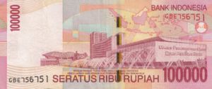 Banknote: 100,000 Rupiah (Indonesia(2000-2016 Issue) Wor:P-146c.1