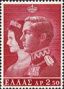 King Constantine and Anne-Marie Princess of Denmark