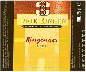 Drink Label: Drie Ringen Ringenaer (Brouwerij De Drie Ringen ...