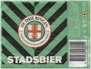 Drink Label: Drie Ringen Stadsbier Kölsch (Brouwerij De Drie Ringen ...