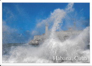 Después del ciclón por el Malecón de la Habana