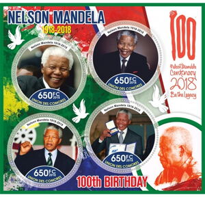 Great People 100th birthday Nelson Mandela