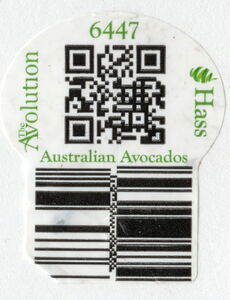 Fruit Sticker: Australian Hass Avocados 6447 (AustraliaCol:AU-FR-00182 🍎