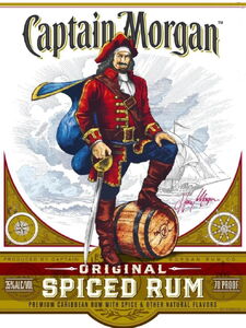 Drink Label: Captain Morgan Original Spiced (Captain Morgan Rum Co ...