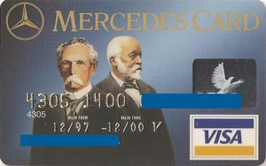Bank Card Mercedes Card Deutsche Bank Germany Federal Republic