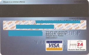 Bank Card Mercedes Card Deutsche Bank Germany Federal Republic