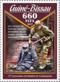 Selo: 75th Anniversary of the Battle of Stalingrad (Guiné Bissau(Battle ...