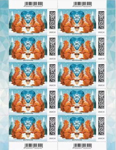 Squirrels in the Snow