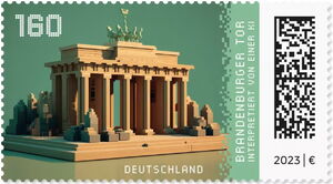 AI Rendering of the Brandenburg Gate, Berlin