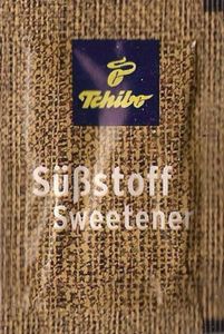 Sugar Packet: Tchibo Sweetener (Germany, Federal Republic(Artificial Sweetener) Col:DE-N-000234 🍬