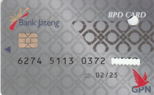 Bank Card: BPD Card (Bank Jateng, IndonesiaCol:ID-GM-0192