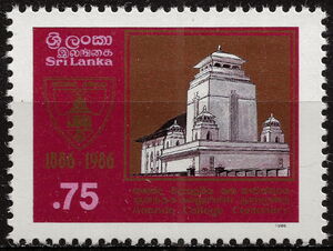 College Building & Crest