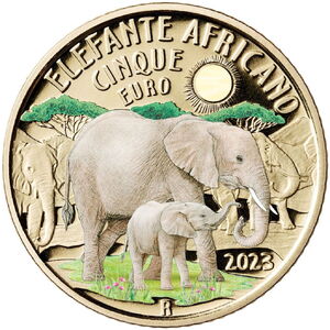 5 Euro (African Elephant)