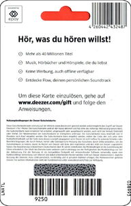 Deezer - Musik, Hörbücher und Hörspiele