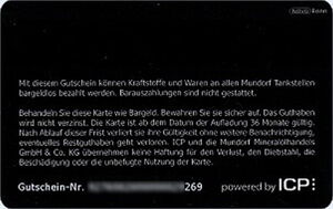 Black card - Geschenkgutschein
