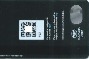 Bank Card: Mercado Pago (Mercado Libre, ArgentinaCol:AR-MC-0079